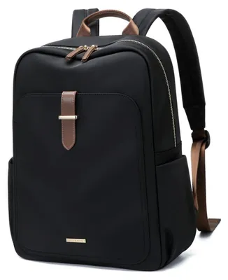 Immagine prodotto di Zaino per laptop da 16 pollici, unisex, zaino da scuola, zaino da giorno con scomparto per laptop, colore nero