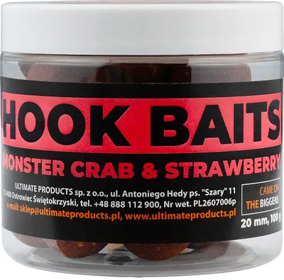 Produktbild von Ultimative Produkte Monster Crab  Strawberry Hookbaits 20mm Balls