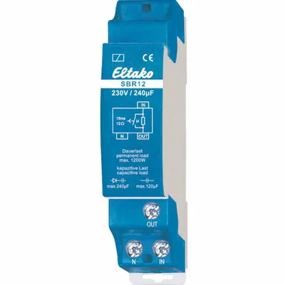 Image de Relais de limitation de courant Eltako 1 contact à fermeture 16A/250V SBR12-230V/240µF