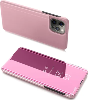 Produktbild von Clear View Hülle für iPhone 13 Pro rosa