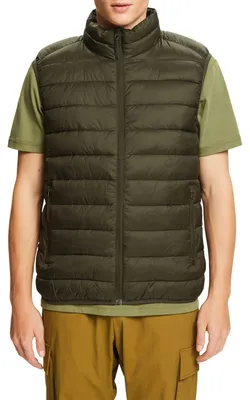 Produktbild von ESPRIT Herren Fleece-Weste 990ee2h301, DARK KHAKI, XL