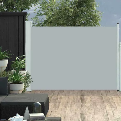 Immagine prodotto di Tenda da sole Zijluifel, 100 x 500 cm - Schermo esterno estensibile e resistente alle intemperie, in elegante colore grigio