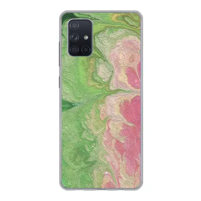 Produktbild von MuchoWow® Handyhülle Schutzhülle Hülle für Samsung Galaxy A51 5G Farbe - Kunst - Psychedelisch Silikon Softcase Handy Hülle - Abbildung