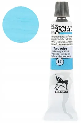 Produktbild von Renesans Gouache 20ml Türkis Schulmalfarbe