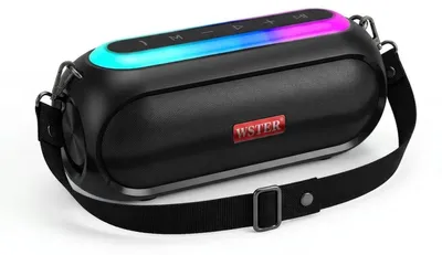 Zdjęcie produktu dla Przenośny głośnik Bluetooth, bezprzewodowy, 40W, BT5.3, czarny, bateria 8000 mAh