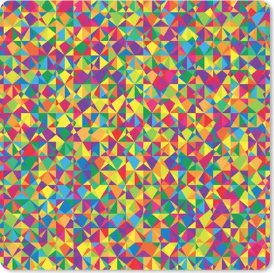 Produktbild von MuchoWow® Mauspad Mousepad Muster - Farben - Regenbogen - Abstrakt 30x30 cm - Mousepads - Maus Mat - Pad - Mausunterlage - Gaming