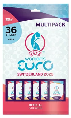 Produktbild von UEFA Women's EURO 2025 Switzerland - Sammelsticker - 1 Multipack
