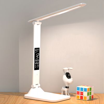 LED Schreibtischlampe, Tischlampe 3 Beleuchtungsfarbe Modi, 30-100% Stufenlosem Dimmen Berührbare Tischlampe, Leselampe für Kinder Lernen Büro Arbeit