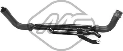 Produktbild von Metalcaucho Kühlerschlauch Wasserschlauch passend für PEUGEOT 406 (8B) 08566