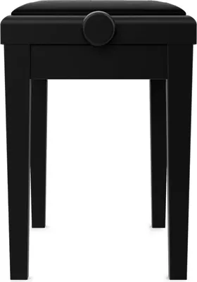 Produktbild von Schwarze Pianobank - höhenverstellbar - gepolstert - Holz - 475 bis 565 cm