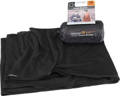 Produktbild von Cocoon Travel Blanket Wolle-Seide (180x140cm) black
