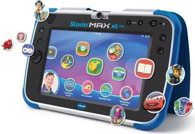 Produktbild von VTech Storio Max XL 2.0 Kinder Tablet, 7 Zoll, Blau, 8 GB, Erweiterbar bis 40 GB