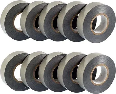 Productafbeelding van Elektrische Isolatietape PVC 10 Rollen - Zelfklevend voor Isoleren, Repareren en Beschermen