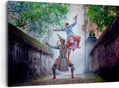 Produktbild von Bild auf Leinwand - Leinwandbild - Krieger Schwert - 165x110cm - Wand Bild - Wanddeko - Wandbilder - Leinwanddruck - Bilder - Kunstdruck - Wanddekoration - Leinwand bilder - Wandkunst - CE165x110-4116