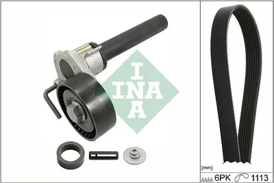 Produktbild von INA 529 0514 10 Keilrippenriemensatz für VW GOLF VI (5K1)