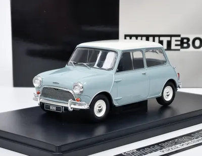 Obrázok produktu pre Whitebox 124183 Austin Mini Cooper S RHD 1965 svetlo modrá biela 1:24
