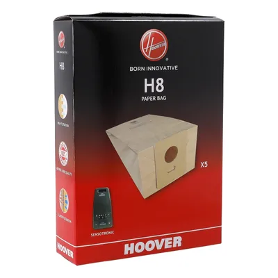 Produktbild von Hoover H8 Sensotronic Doppelfiltration 5 Stück Staubsaugerbeutel