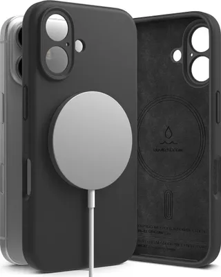 Zdjęcie produktu dla Ringke Silicone Magnetic Magsafe Iphone 16 Black