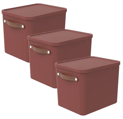 Produktbild von Aufbewahrungsbox 27L Maloja - Kunststoffbox mit Deckel - Stapelbox 40,0 x 29,0 x 29,5 cm - Plastikbox Ordnungsbox Allzweckkiste