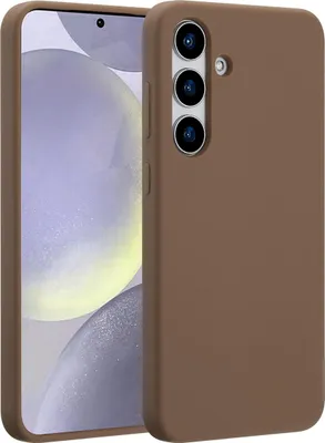 Zdjęcie produktu dla Accezz Liquid Silicone Backcover z MagSafe dla Samsung Galaxy S25 Plus - Jasnobrązowy