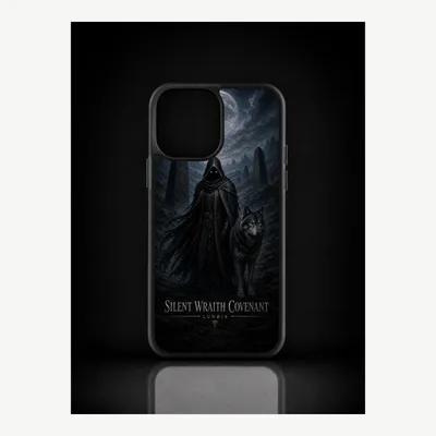 Produktbild von iPhone 13 Pro Hülle Handyhülle Schutzhülle Case mit Schattengeist Motiv – LUNØIR ©