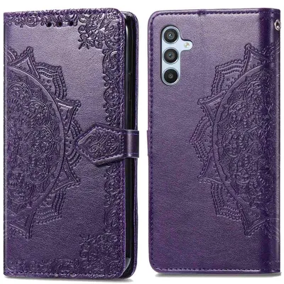 Imagen del producto de Funda libro Mandala para Samsung Galaxy A34 (5G) - Morado