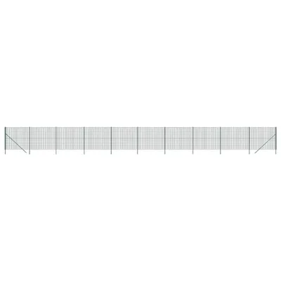 Image de vidaXL Clôture grillagée Vert 2,2x25 m Acier galvanisé