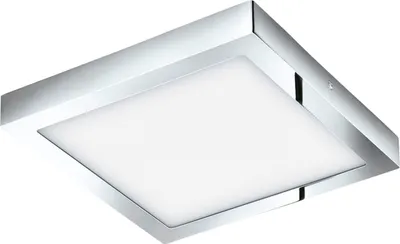 Produktbild von EGLO Fueva 1, Nicht austauschbare(s) Leuchtmittel, 3000 K, 2600 lm, IP44, Chrom, Weiß