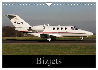 Produktbild von Bizjets (Wandkalender 2027, DIN A4, Querformat), CALVENDO 12-monatiger Wandkalender