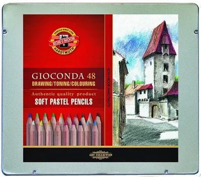 Obrázek produktu pro Koh-I-Noor Gioconda Suché pastely 48 barev sada
