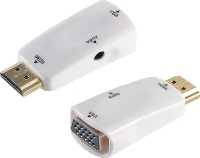 Produktbild von S-Conn 10-01001 HDMI A VGA / 3.5mm Weiß Kabelschnittstellen-/adapter (10-01001)