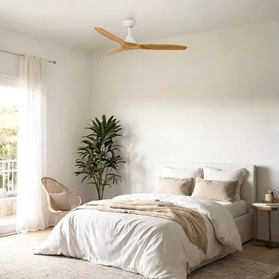 Produktbild von MORELOS M Ventilator ohne Licht weiß Ø132