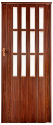 Zdjęcie produktu dla Drzwi Harmonijkowe St13 Mahoń 85 x 203 cm