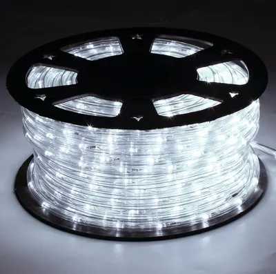 Immagine prodotto di Jopassy 50m LED corda luce all'aperto al coperto, 1200 LED impermeabile tubo LED, festa luce illuminazione decorativa Natale, bianco