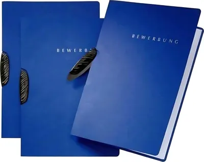 Image de PAGNA Dossier de candidature "Swing" DIN A4 en carton bleu (1 pièce)