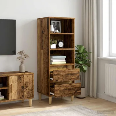 Immagine prodotto di vidaXL Mobiletto alto in legno composito, 40 x 36 x 110 cm