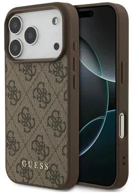 Obrázok produktu pre GUESS puzdro pre IPHONE 17 Pro GUHCP17LG4GFBR (PU 4G Classic) hnedé