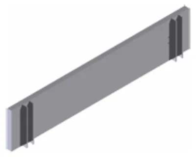 Produktbild von Zarges Querbord für Gerüstbreiten 1,80m