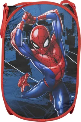 Produktbild von Spider-Man - Wäschetonne, 80l TC432 (Einheitsgröße) (Rot/Blau)