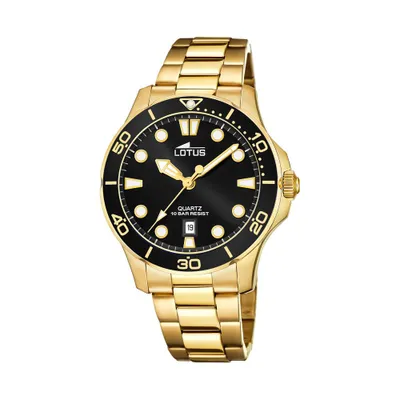 Produktbild von Damenuhr Lotus Armbanduhr Edelstahlband golden 18764/2