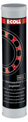 Produktbild von E-Coll Mehrzweckfett II, graph. 400g Kartusche bleifrei , 4317784348928