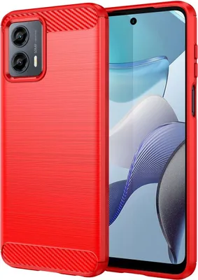 Produktbild von König Design Hülle kompatibel mit Motorola Moto G 5G 2023 Kunststoff Soft Handyhülle - Handy Case Rot