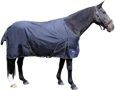 Productafbeelding van Paardendeken - Paardendeken met hals - Paard Beschermen - Waterdicht en Ademend - 115 cm - Bruin