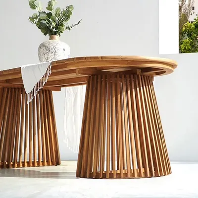 Productafbeelding van House Nordic Eettafel Berja Teak Naturel 200cm