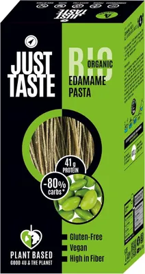 MAKARON PROTEINOWY (Z SOI EDAMAME) SPAGHETTI BEZGLUTENOWY BIO 250 g - JUST TASTE