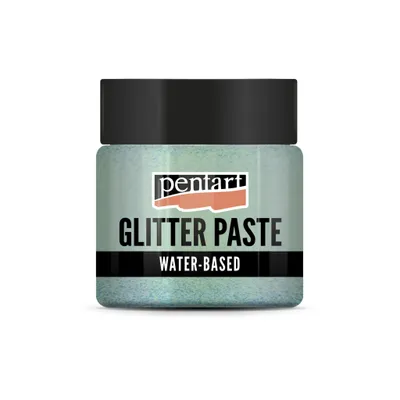 Immagine prodotto di PENTART Pasta glitterata fine, 50 ml, verde chiaro
