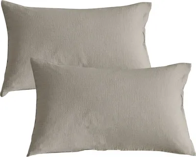 Produktbild von Double Gauze Kissenbezug 40x80 cm aus 100% Baumwolle - Traumhaft weiche 2er