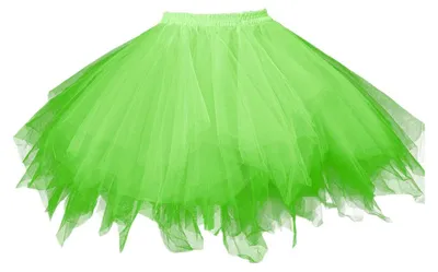 Produktbild von Karneval Erwachsene Damen 80's übergröße Tüllrock Tütü Röcke Tüll Petticoat Tutu