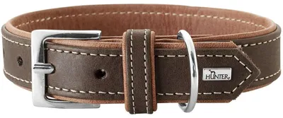 Image de Collier Hunter Porto en cuir, taille:55 cm, couleur:d-brun/cognac