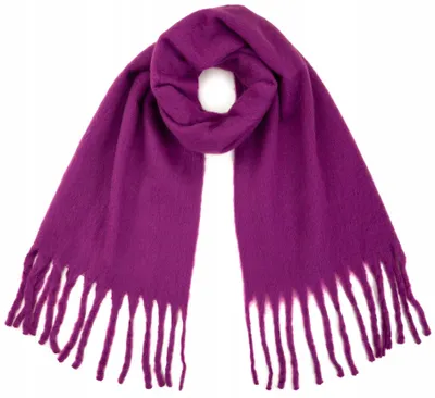 Produktbild von Szaleo Valdez Großer warmer Winter-Schal mit Fransen Uni
